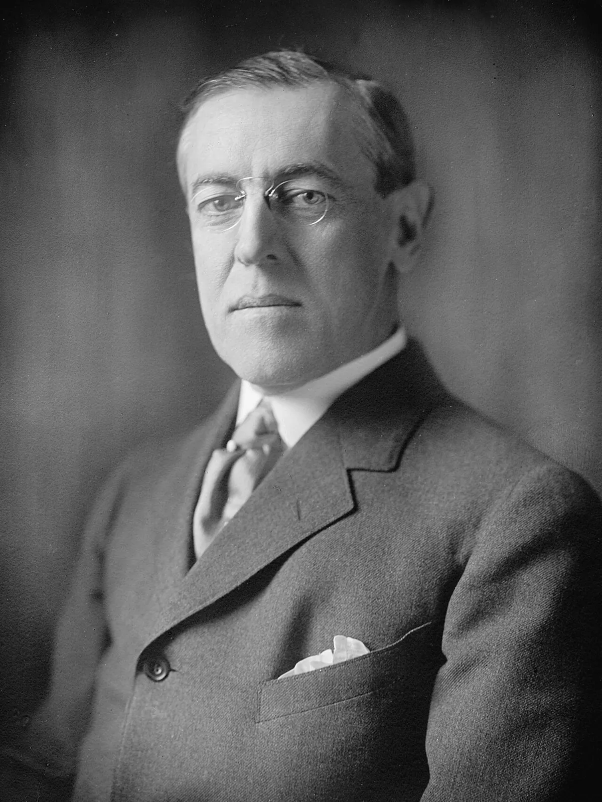 Woodrow Wilson photographed by Harris & Ewing in 1914